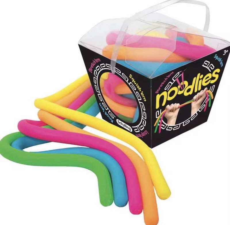 Schylling NeeDoh Noodlies Sensory Tactile Squeeze Toy Set Multicolor 3+