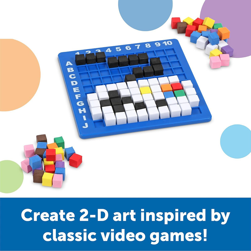 STEM Explorers Pixel Art Challenge - Math Puzzles, Pattern Blocks, Creativity... gallery