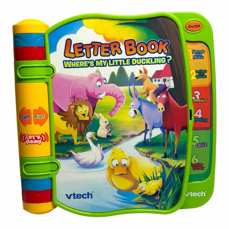 Rare 2000s VTech Letter Book Where’s My Little Duckling Electronic Learning Book