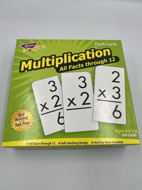 Trend Enterprises: Multiplication All Facts Through 12 Skill Drill Flash Cards,