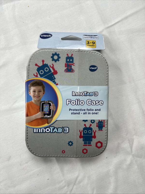Vtech InnoTab 3 Folio Case Robot Design – Gray