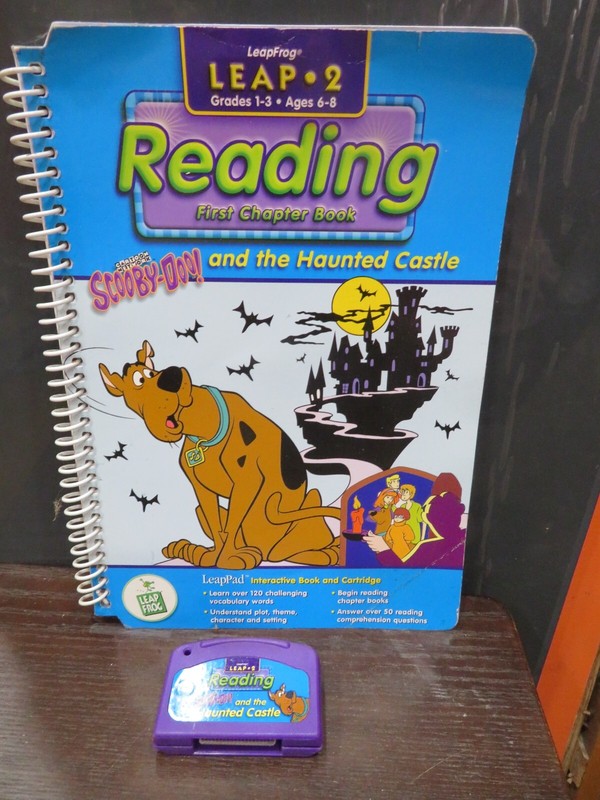 LeapFrog LeapPad Leap 2 Scooby Doo And The Haunted Castle Book Cartridge 6-8