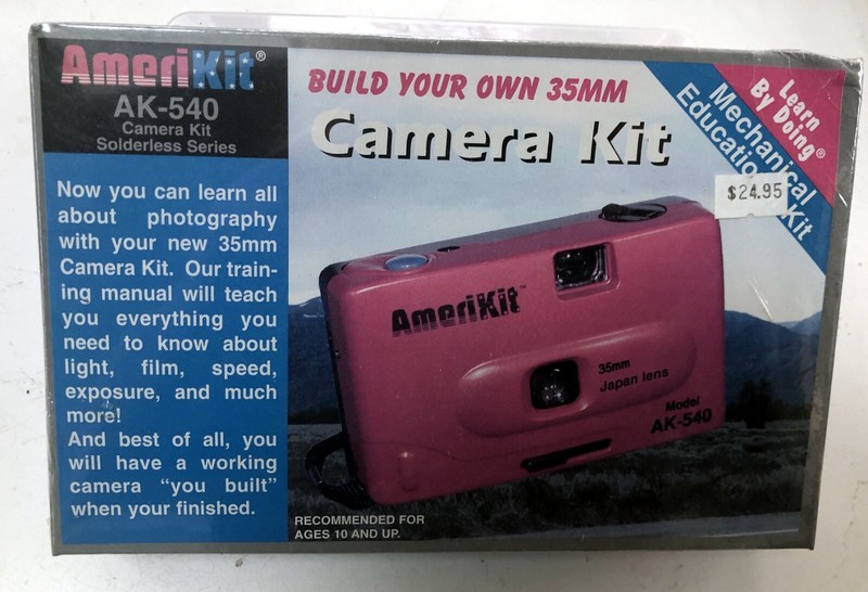 Elenco AK-540 Amerikit Build Your Own 35mm Camera Kit Vintage New Old Stock