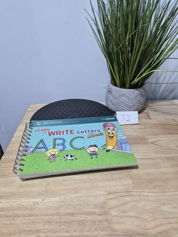LeapFrog LeapReader Book Learn to Write Letters with Mr. Pencil PAGES RIPPED OUT