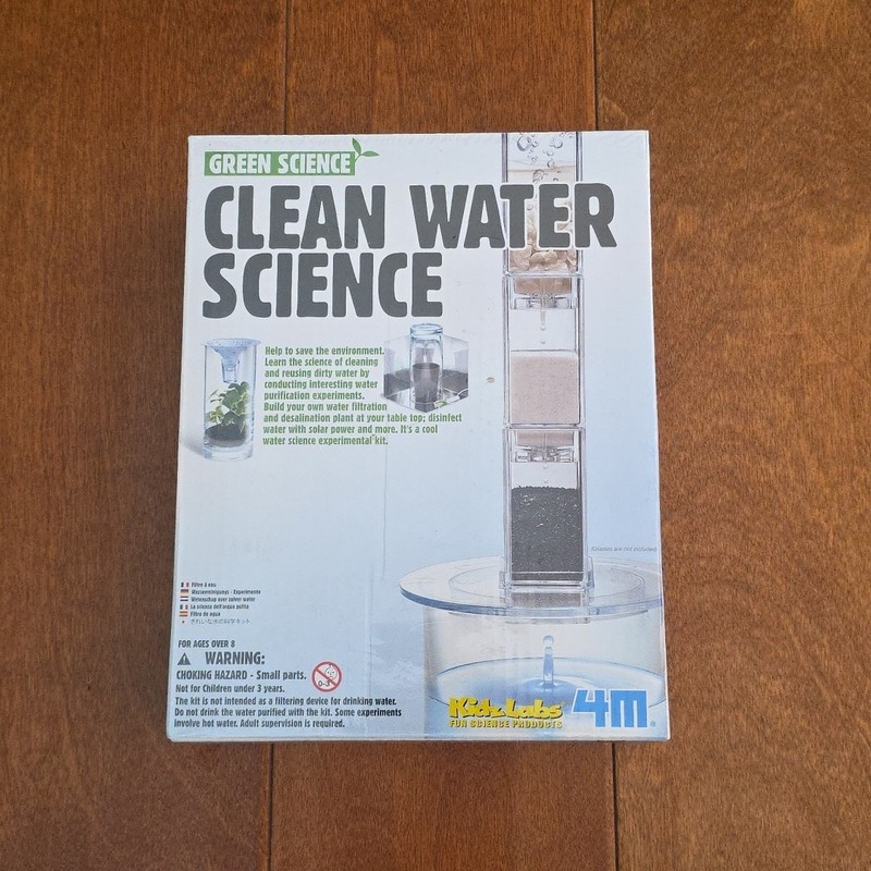 Green Science Clean Water Science Kit STEAM STEM Homeschool Kids Activity NEW!