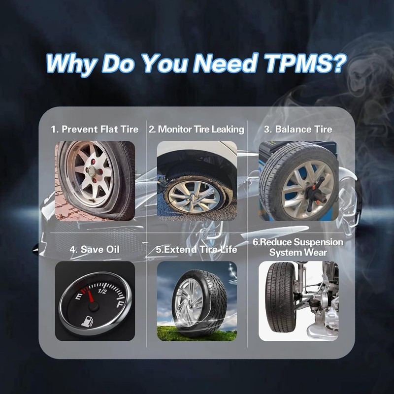 TPMS Sensor, 315MHZ Tire Pressure Monitor System 4-Pack for 2008-2017 Honda gallery