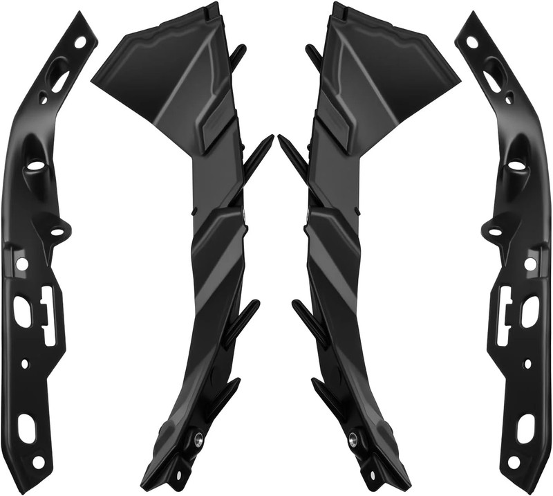 Front Bumper Bracket Driver and Passenger Side Compatible with Dodge Charger 201