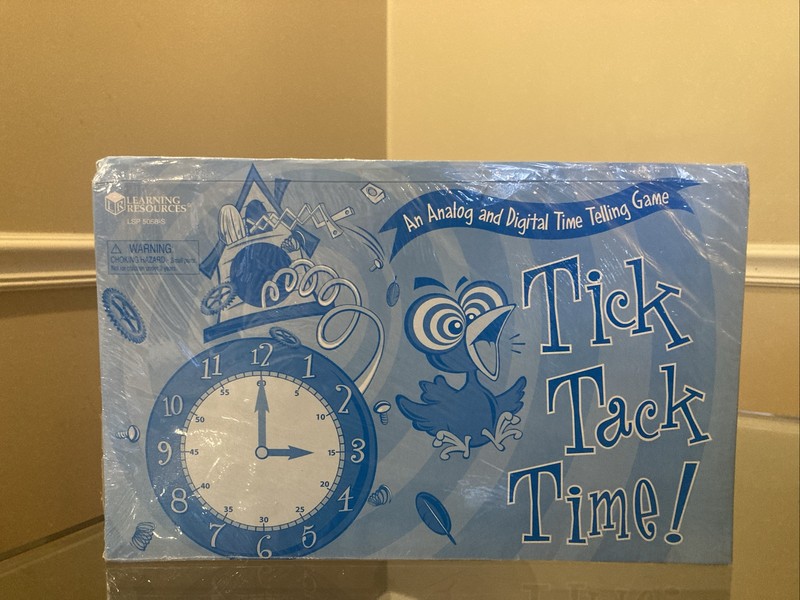 Tick Tack Time Analog And Digital Time Telling Game Learning Resources LSP 5058S
