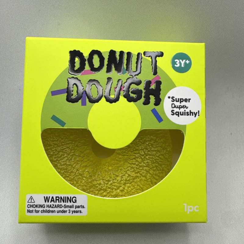 J’adore Yellow Donut Dough Squishy 🍩💖✨ Stress Relief Fidget Toy NEW