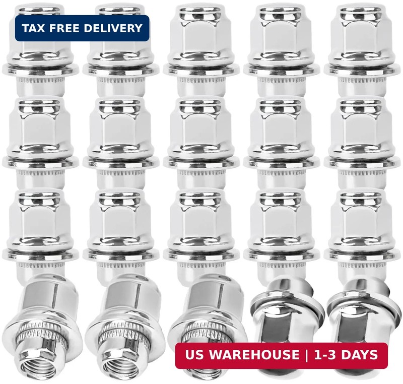 M12x1.5 Lug Nuts,One-Piece Wheel Nuts for Toyota Corolla/Prius/Sienna,Lexus RX35
