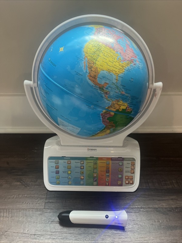 Oregon Scientific Smart Globe Infinity Interactive Learning Globe & Pen Tested
