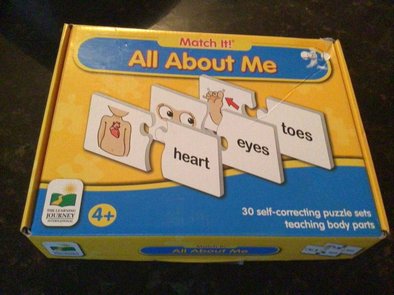 The Learning Journey Match It! All About Me -Teaching Body Parts (New)