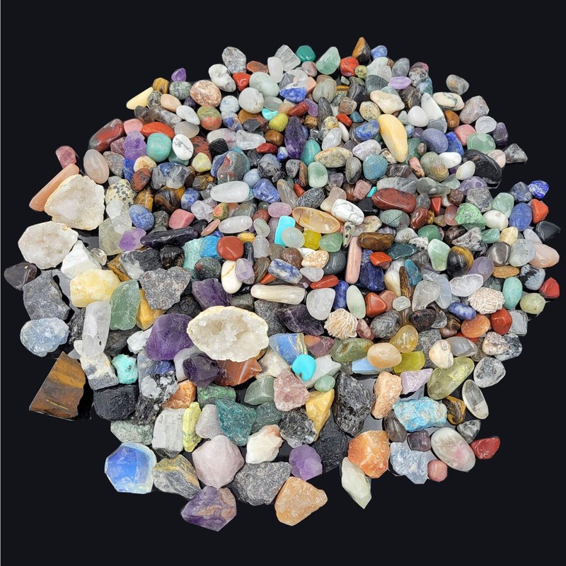 Rocks Collections for Kids, 40+ Kinds Gemstones and Crystals Set Science Kits