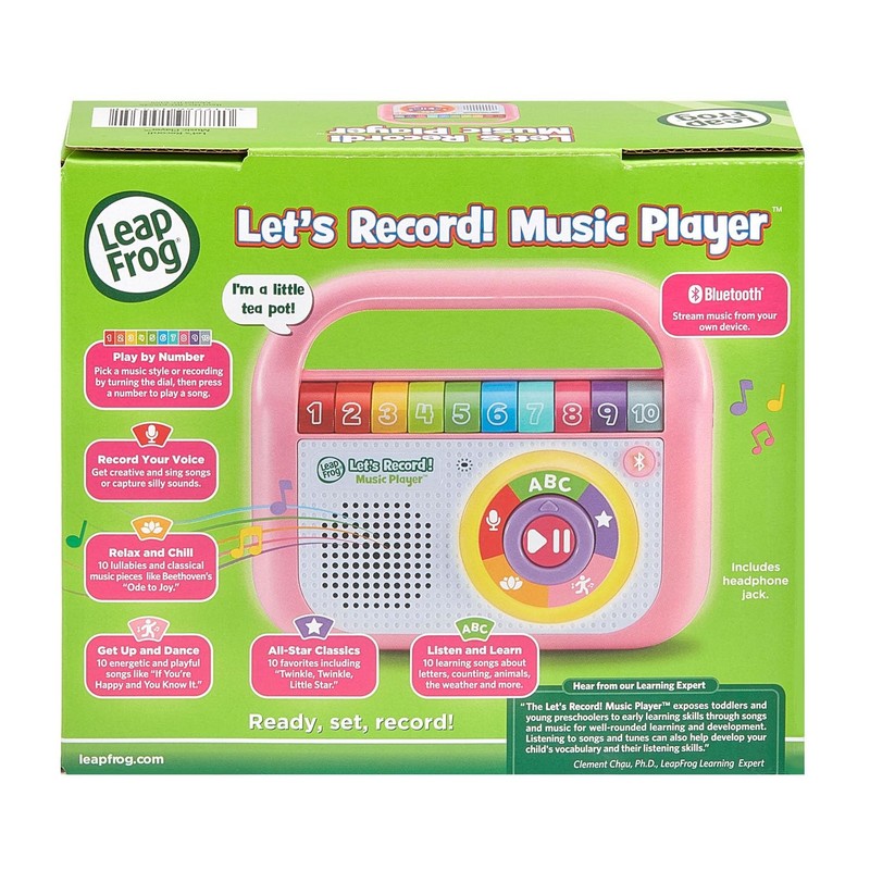 LeapFrog Let's Record! Music Player, Pink gallery