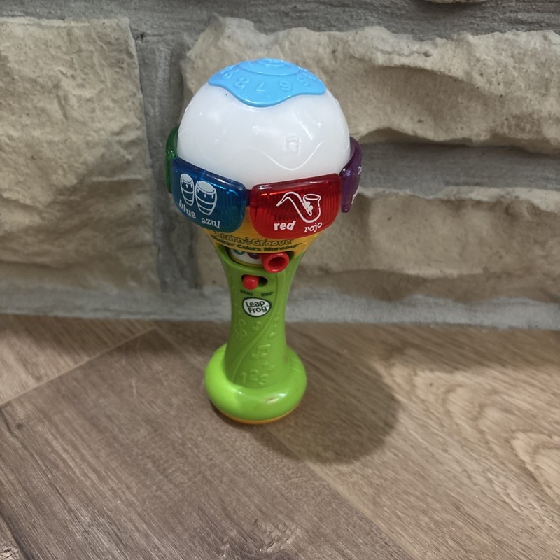 1 LeapFrog Baby Learn&Groove Shakin Maraca English/Spanish Music (Works)
