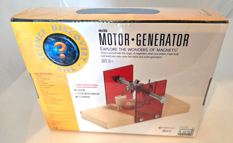 VTG 2005 Dowling Magnets Science Discovery Kits Electric Motor Generator (New)