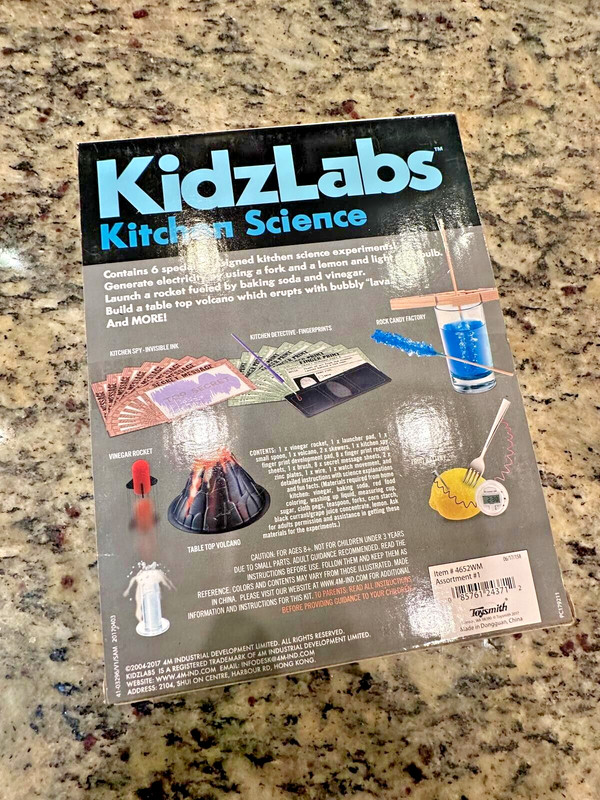 KidzLabs 3 Pack - Tin Car Cable Car/Doodling Robot/ Kitchen Science Kit Ages 8+ gallery