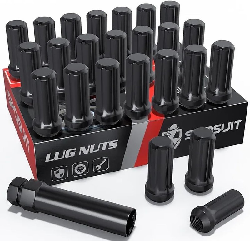 Sposuit M14x1.5 Spline Lug Nuts – Replacement for 1999-2024 Chevy Silverado 1500