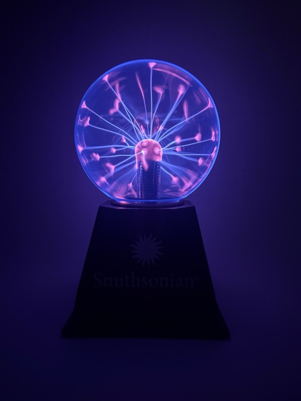 Smithsonian Plasma Ball Battery Operated Globe Light 8”