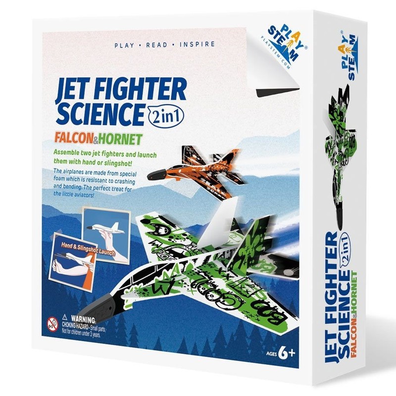 Jet Fighter Science 2-in-1 – Falcon & Hornet – Educational Toy Science Kit New!