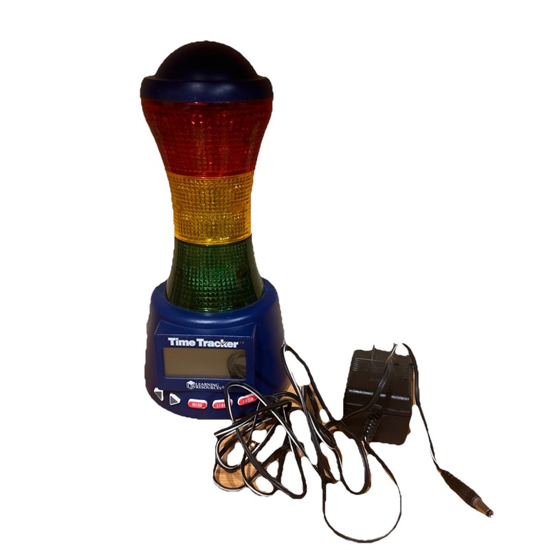 Learning Resources Time Tracker Visual Timer & Clock with Adaptor