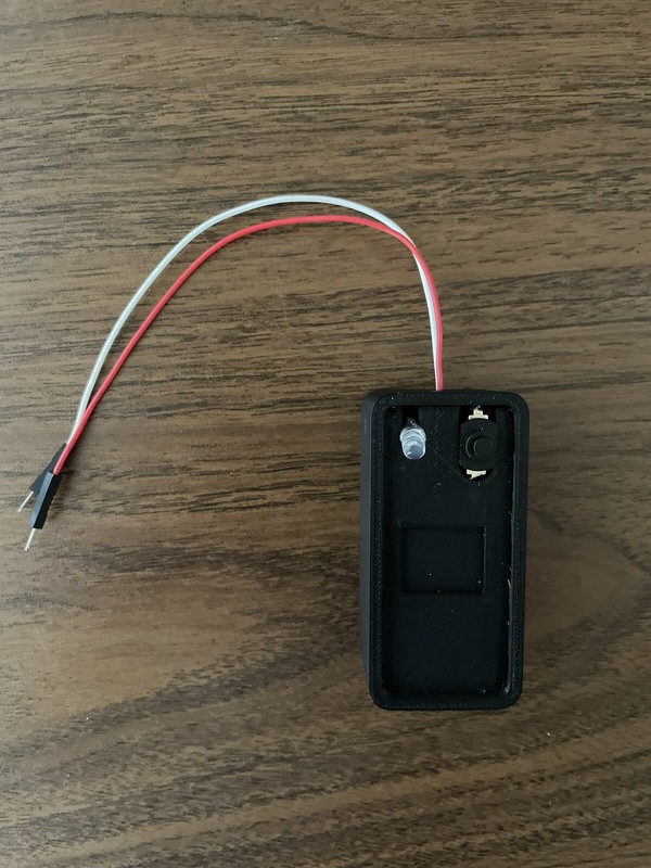 Fully Assembled 3D printed PLA 9V Battery Box with Sliding Door