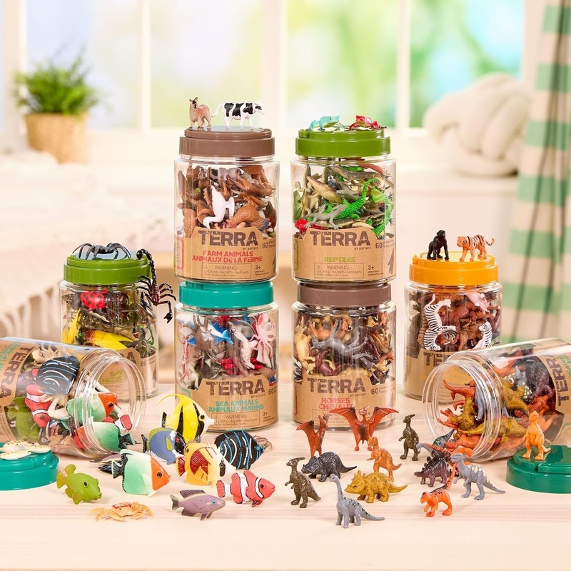 Sensory Tropical Fish & Crab Figurines Set - 60 Realistic Ocean Toys for Ages 3+ gallery
