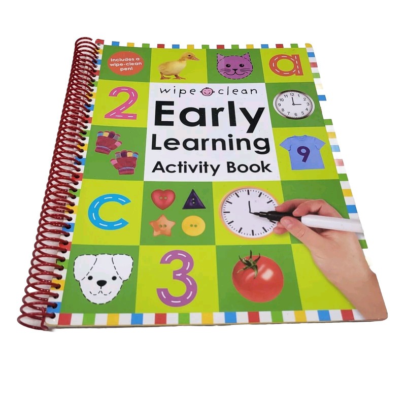 Wipe Clean Workbook Lot Of 4 - Upper Case, Lower Case, Pre-K, Early Learning gallery