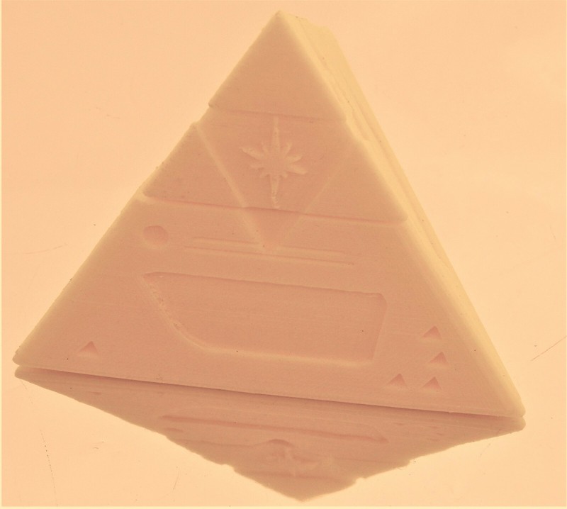 Pyramid Storage Box Desktop Display Coin Saving Piggy Bank Science Space Gift gallery