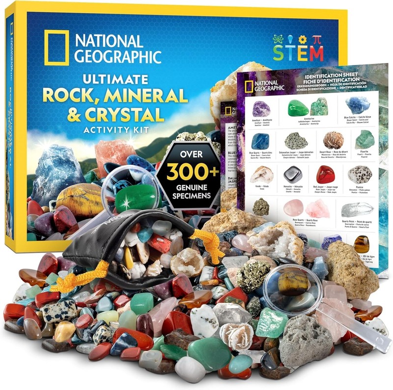 National Geographic Rock Collection Box for Kids – 300+ Piece Gemstones and C... gallery