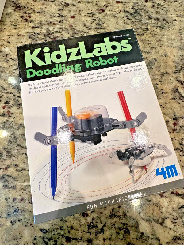 KidzLabs 3 Pack - Tin Car Cable Car/Doodling Robot/ Kitchen Science Kit Ages 8+ gallery
