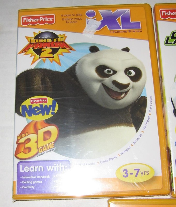 FISHER-PRICE IXL - SET OF 5 BRAND NEW GAMES - SPONGEBOB, TOY STORY, OTHERS gallery