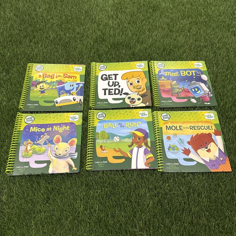 SIX LeapFrog Leap Start Learn to Read books — LONG VOWELS 6-BOOK SET