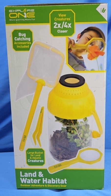Explore One Land & Water Habitat Outdoor Adventure & Discovery Gear w/ Magnifier