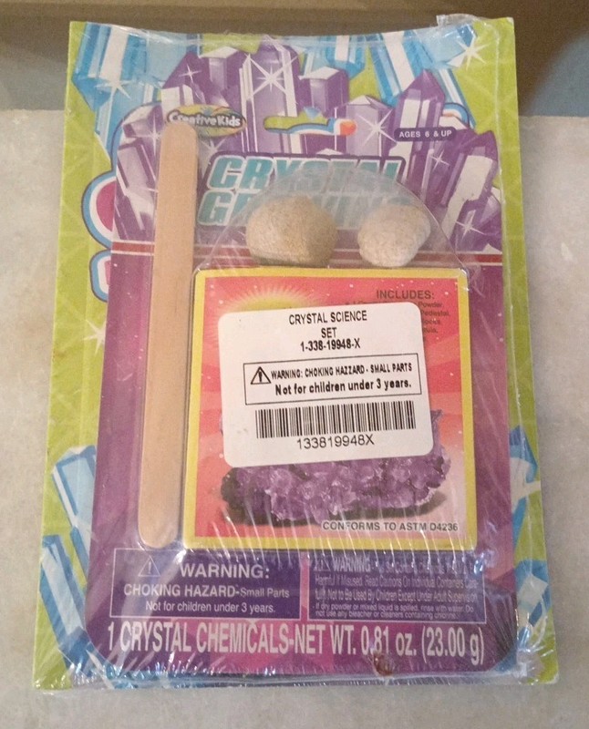 NEW SEALED 2017 PURPLE CREATIVE KIDS SCIENCE CRYSTAL GROWING KIT