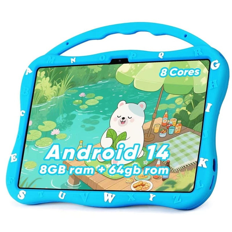 , 10.1 inch for 3-10, Educational Learning Android 14, 8（4+4） GB RAM+64GB ROM…