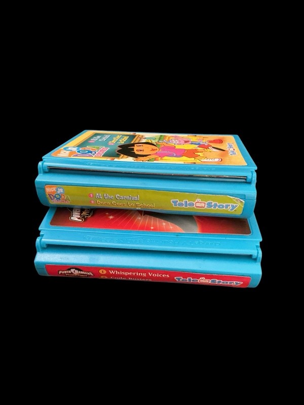 Tele Story Cartridge Lot, Dora and Power Rangers, Set of 2 gallery