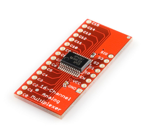 [ SparkFun BOB-09056 ] Analog/Digital MUX Breakout – CD74HC4067