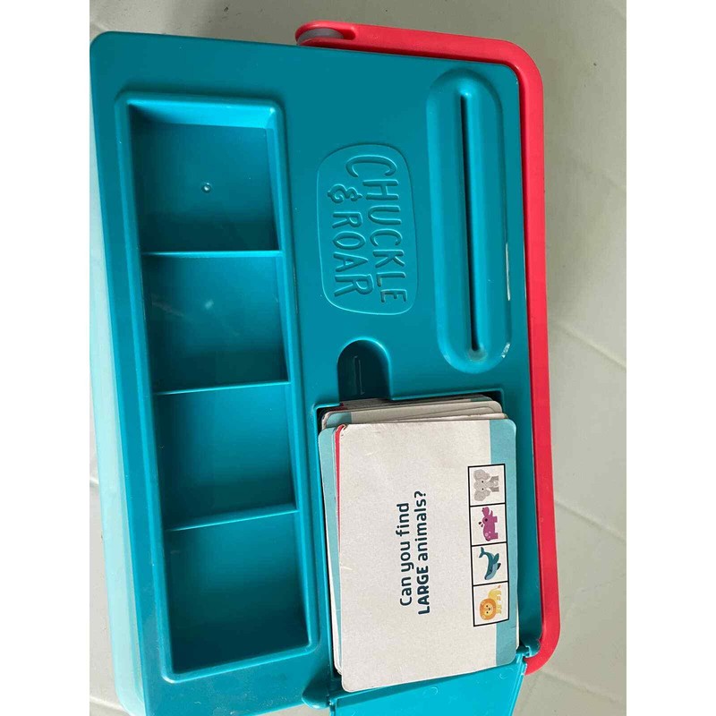 Pre-Owned Chuckle and Roar Premium Wood Learning Blocks gallery