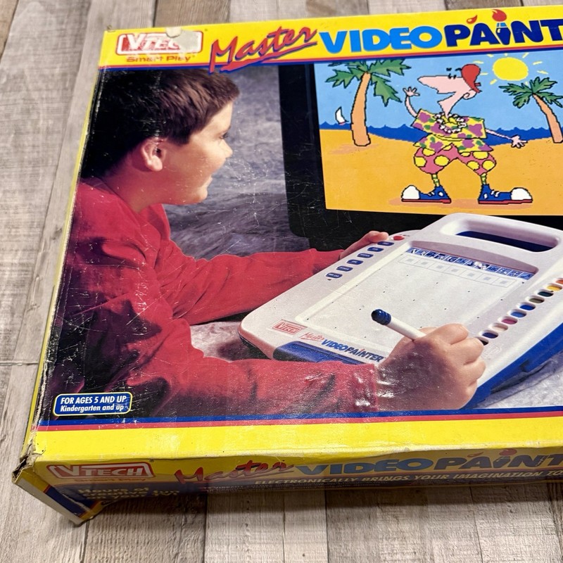Vintage VTech Master Video Painter In Box Stylus Cord Manual Very Nice gallery