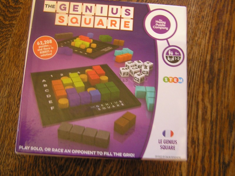 Happy Puzzle Co 2018 THE GENIUS SQUARE Stem 1~2 Players Ages 6+~~62, 208 Puzzles