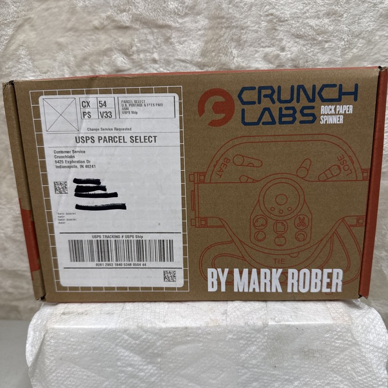 Crunch Labs By Mark Rober S.T.E.M. Build Box – Rock Paper Spinner, SEALED