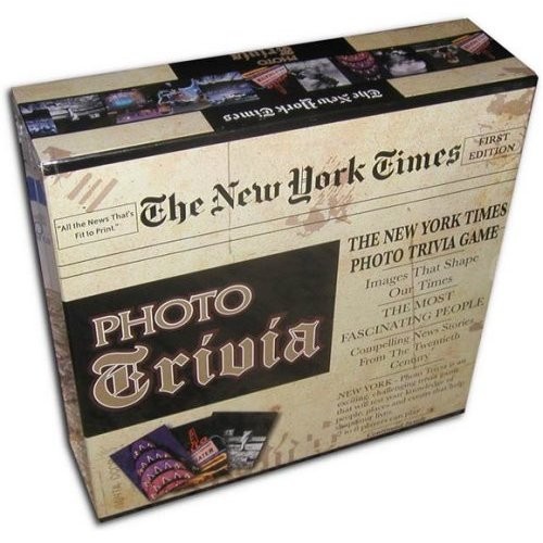 The New York Times Photo Trivia History Board Game Educational $40