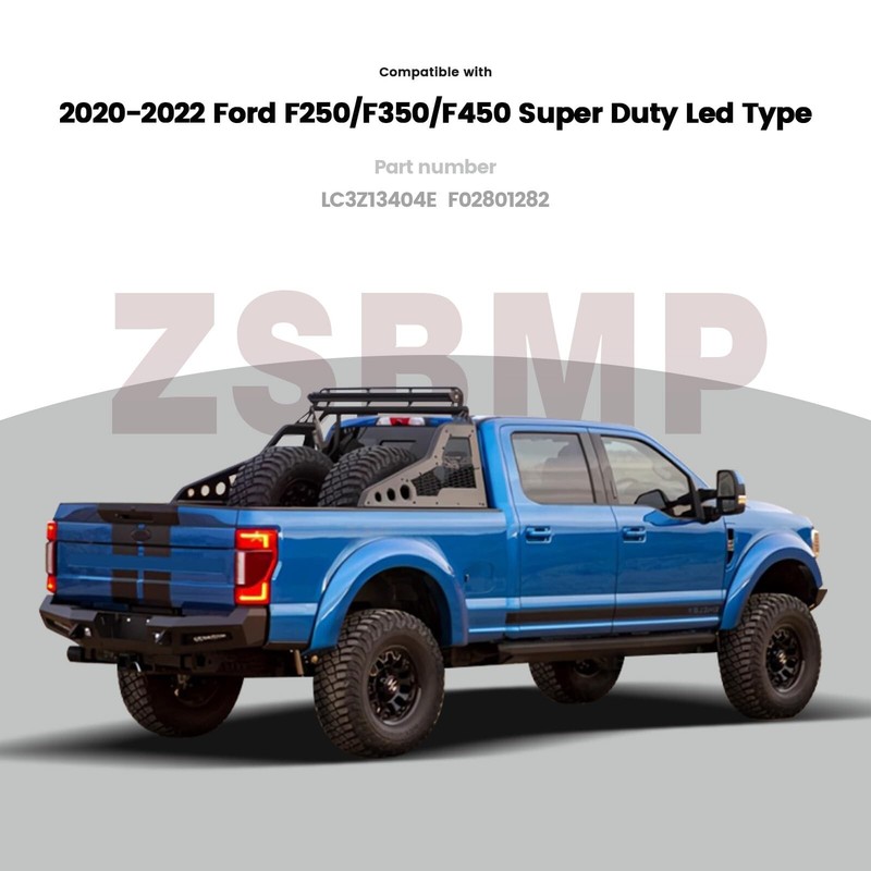 LED Tail Lights Compatible with 2020 2021 2022 Ford F250 F350 Super Duty Tail... gallery