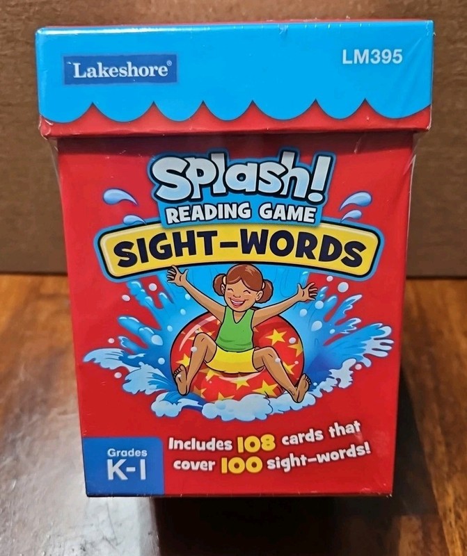 Lakeshore Splash Reading Game Sight-words K-1 Educational Kids LM395 Complete