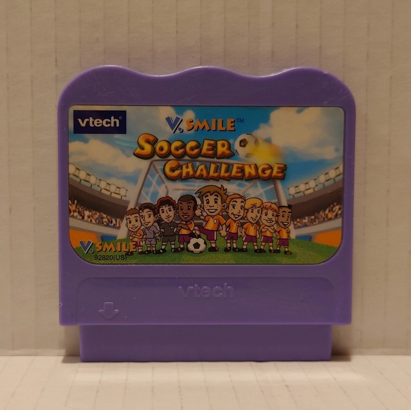 VTech VSmile learning system Soccer Challenge cartridge Game tested&works well