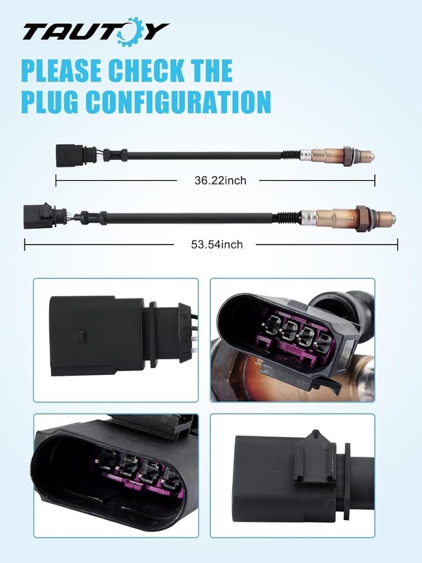 250-24672 O2 Oxygen Sensor Downstream 2PCS for Audi A3/A4/A5/A6/A8/Q3/TT gallery