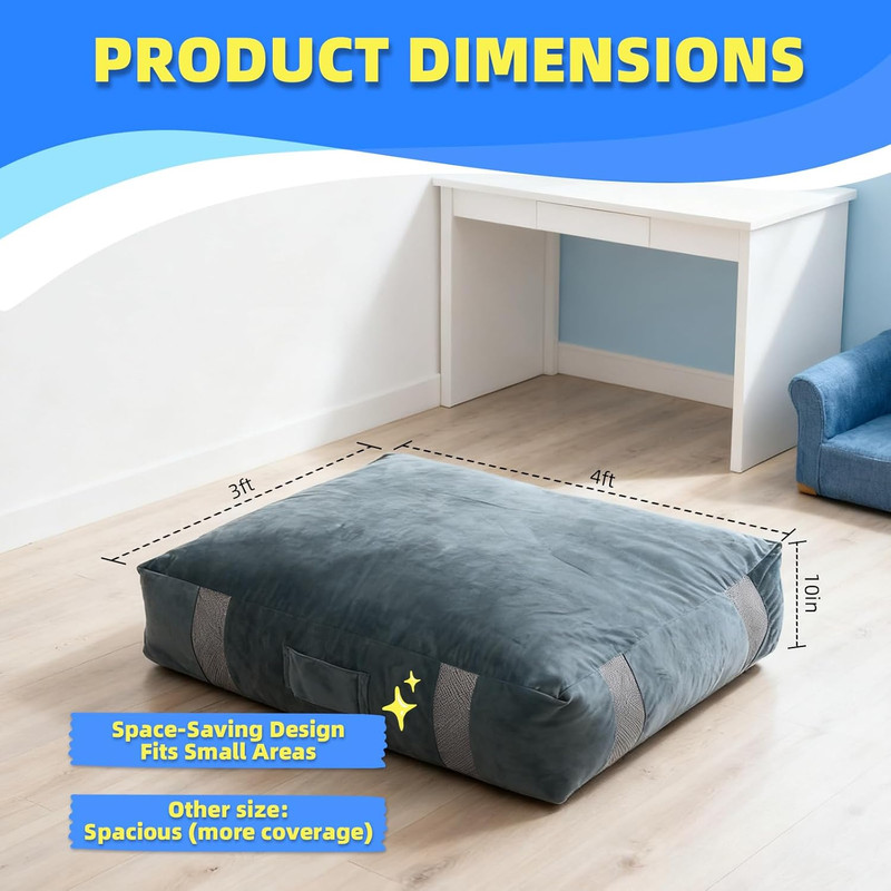 Sensory Pad, 4'X3' Pads for Kids Sensory with Extra 5Cm EPE Mat for Enhanced Saf gallery