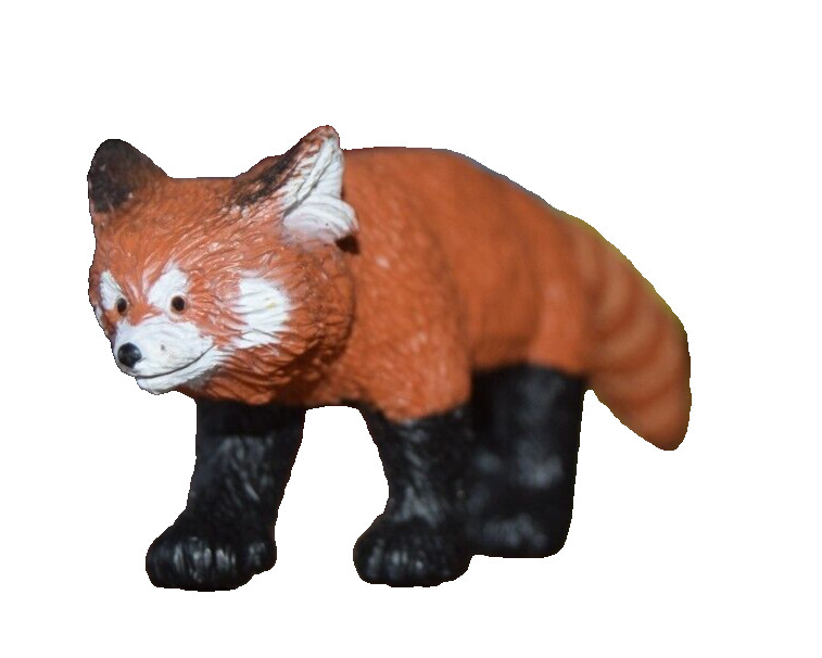 VINTAGE Safari Ltd. 2006 RED PANDA Animal Figure Toy Asian Wildlife Figurine