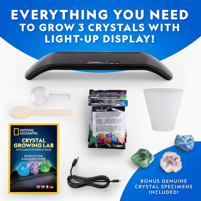 National Geographic Geology Bundle – Including Rock Collection Box for , Crys... gallery